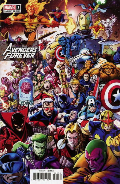 Cover for Avengers Forever (Marvel, 2022 series) #1 [Carlos Pacheco Cover]