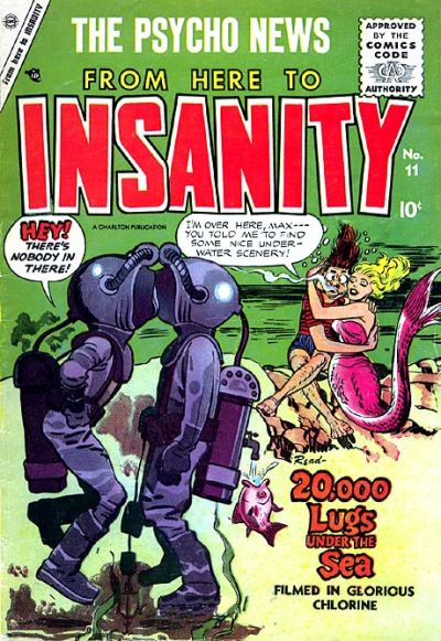 Cover for From Here to Insanity (Charlton, 1955 series) #11