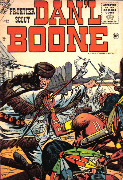 Cover for Frontier Scout, Dan'l Boone (Charlton, 1956 series) #12