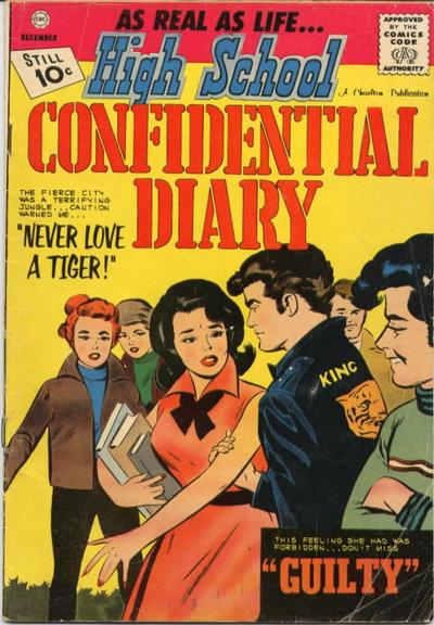 Cover for High School Confidential Diary (Charlton, 1960 series) #10