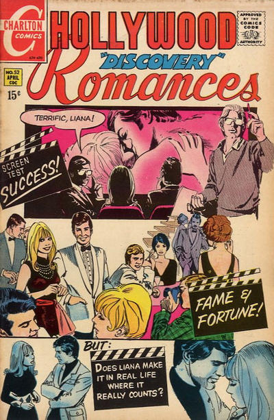 Cover for Hollywood Romances (Charlton, 1966 series) #52