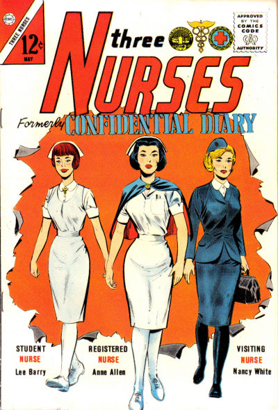 Cover for Three Nurses (Charlton, 1963 series) #18