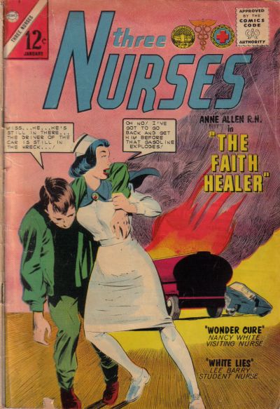 Cover for Three Nurses (Charlton, 1963 series) #22