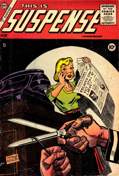 Cover for This Is Suspense (Charlton, 1955 series) #24