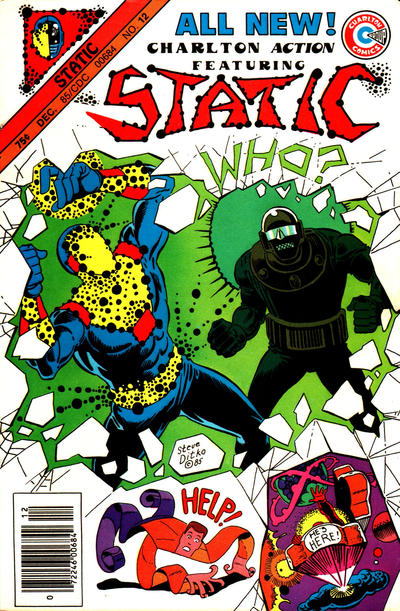 Cover for Charlton Action: Featuring "Static" (Charlton, 1985 series) #12