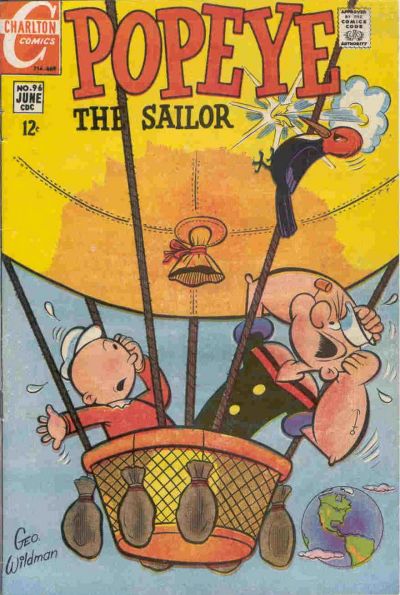 Cover for Popeye (Charlton, 1969 series) #96