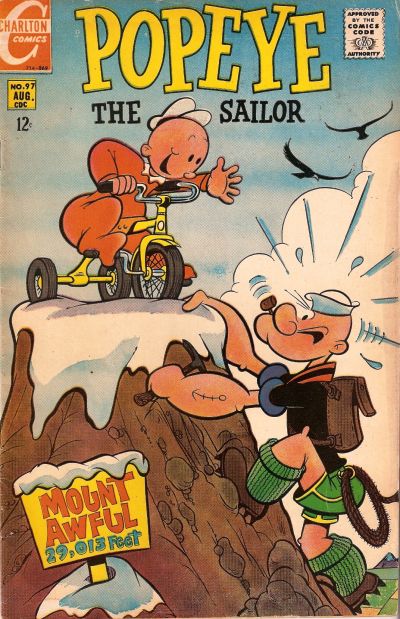 Cover for Popeye (Charlton, 1969 series) #97