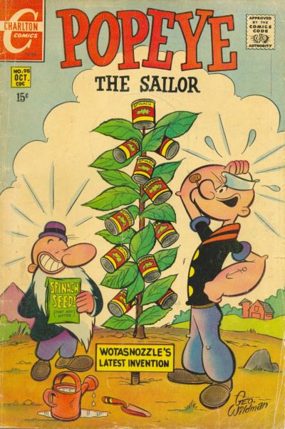 Cover for Popeye (Charlton, 1969 series) #98