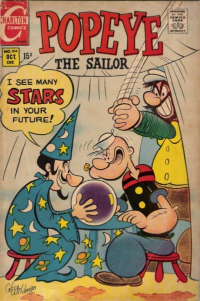 Cover for Popeye (Charlton, 1969 series) #104