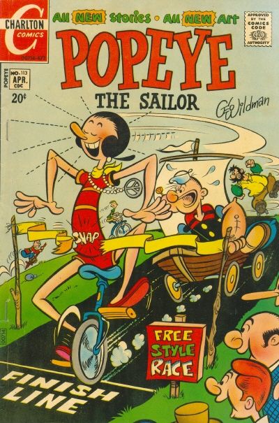 Cover for Popeye (Charlton, 1969 series) #113