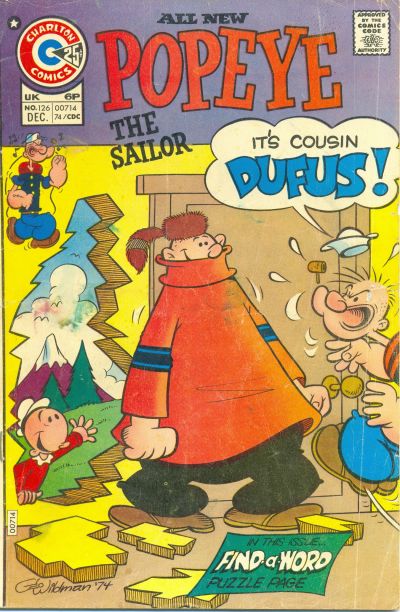 Cover for Popeye (Charlton, 1969 series) #126