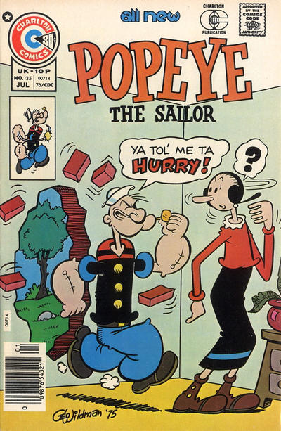 Cover for Popeye (Charlton, 1969 series) #135