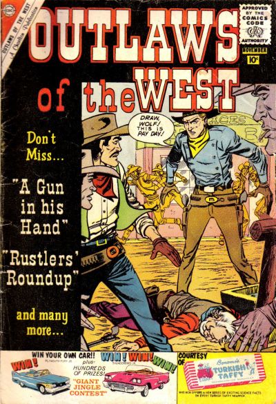 Cover for Outlaws of the West (Charlton, 1957 series) #28