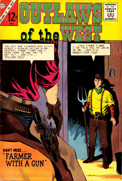 Cover for Outlaws of the West (Charlton, 1957 series) #49