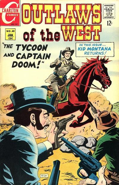 Cover for Outlaws of the West (Charlton, 1957 series) #68