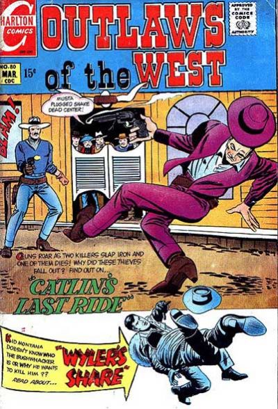 Cover for Outlaws of the West (Charlton, 1957 series) #80