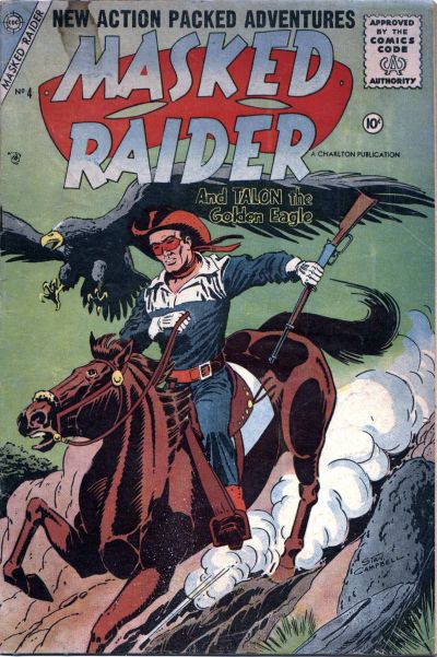 Cover for Masked Raider (Charlton, 1955 series) #4
