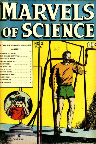 Cover for Marvels of Science (Charlton, 1946 series) #2