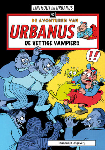 Cover for De avonturen van Urbanus (Standaard Uitgeverij, 1996 series) #45 - De vettige vampiers [Herdruk 2009]