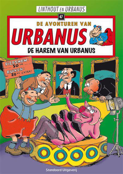 Cover for De avonturen van Urbanus (Standaard Uitgeverij, 1996 series) #47 - De harem van Urbanus [Herdruk 2009]