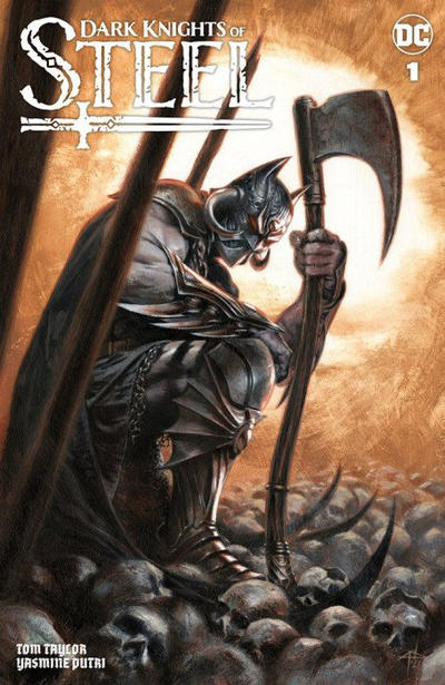Cover for Dark Knights of Steel (DC, 2022 series) #1 [Comic Kingdom of Canada Gabriele Dell’otto Trade Dress Cover]
