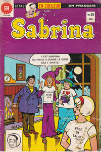 Cover Thumbnail for Sabrina La Jeune Sorcière (Editions Héritage, 1973 series) #49
