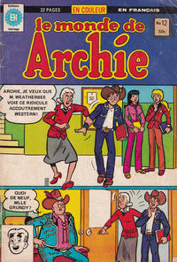 Cover Thumbnail for Le Monde de Archie (Editions Héritage, 1981 series) #12