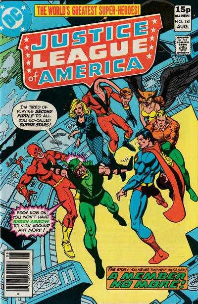 Cover for Justice League of America (DC, 1960 series) #181 [British]