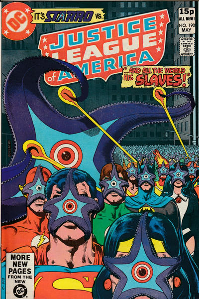 Cover for Justice League of America (DC, 1960 series) #190 [British]