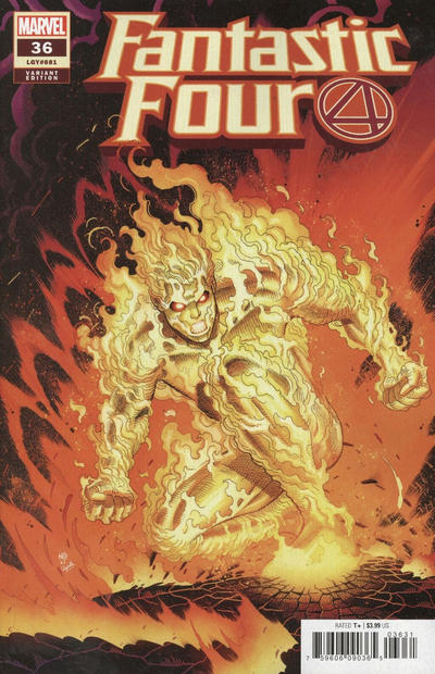 Cover for Fantastic Four (Marvel, 2018 series) #36 (681) [Nick Bradshaw 1:25 Retailer Variant]