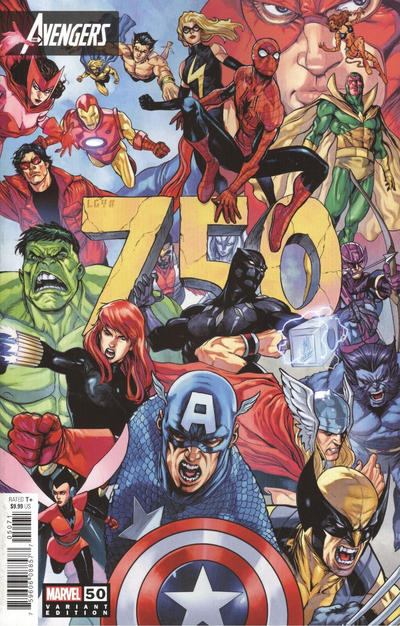 Cover for Avengers (Marvel, 2018 series) #50 (750) [Stefano Caselli Cover]