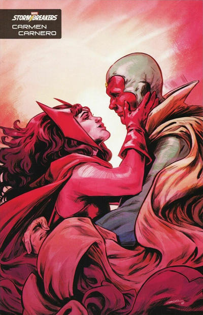 Cover for Avengers (Marvel, 2018 series) #50 (750) [Carmen Carnero 'Stormbreakers']