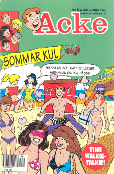 Cover for Acke (Semic, 1969 series) #6/1992