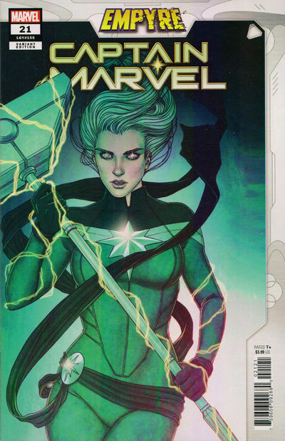 Cover for Captain Marvel (Marvel, 2019 series) #21 (155) [Jenny Frison]