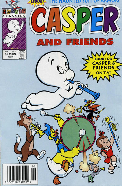Cover for Casper and Friends (Harvey, 1991 series) #3 [Newsstand]