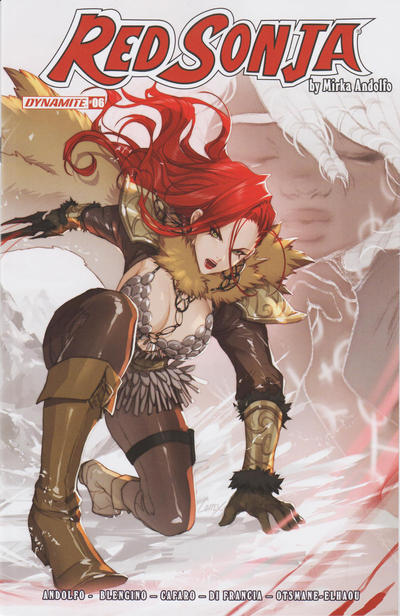Cover for Red Sonja (Dynamite Entertainment, 2021 series) #6 [Cover B - Lesley "Leirex" Li]