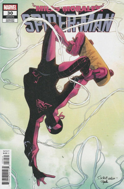 Cover for Miles Morales: Spider-Man (Marvel, 2019 series) #30 (270) [Sara Pichelli Cover]