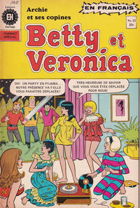 Cover Thumbnail for Betty et Véronica (Editions Héritage, 1971 series) #25