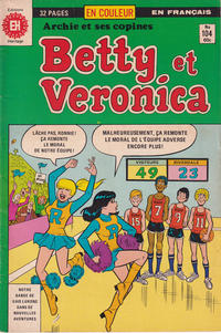 Cover Thumbnail for Betty et Véronica (Editions Héritage, 1971 series) #104
