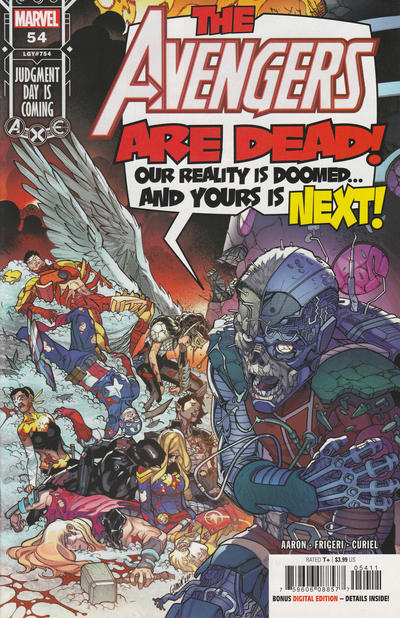 Cover for Avengers (Marvel, 2018 series) #54 (754)