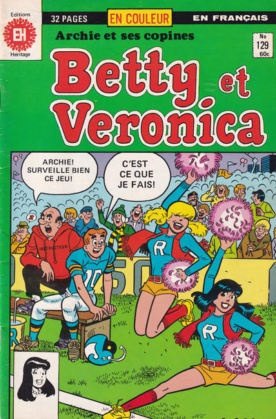 Cover for Betty et Véronica (Editions Héritage, 1971 series) #129