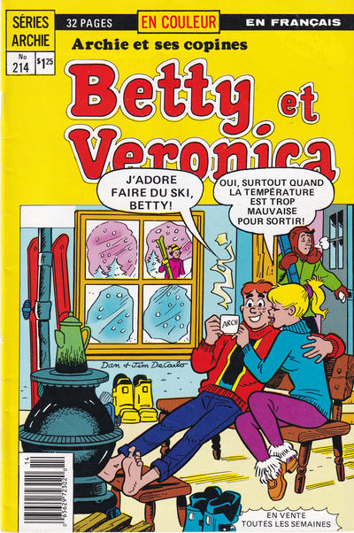 Cover for Betty et Véronica (Editions Héritage, 1971 series) #214