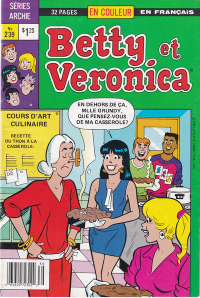Cover for Betty et Véronica (Editions Héritage, 1971 series) #239