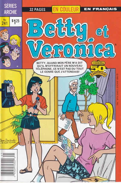 Cover for Betty et Véronica (Editions Héritage, 1971 series) #241