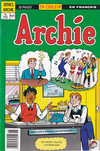 Cover Thumbnail for Archie (Editions Héritage, 1971 series) #215