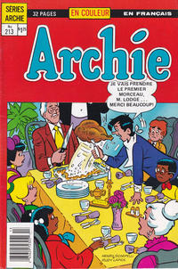 Cover Thumbnail for Archie (Editions Héritage, 1971 series) #213