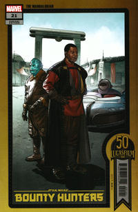 Cover Thumbnail for Star Wars: Bounty Hunters (Marvel, 2020 series) #21 [Chris Sprouse Lucasfilm 50th Variant]