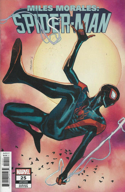 Cover for Miles Morales: Spider-Man (Marvel, 2019 series) #25 (265) [Sara Pichelli Cover]