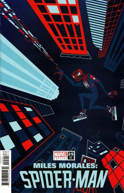 Cover for Miles Morales: Spider-Man (Marvel, 2019 series) #25 (265) [Jeffrey Veregge Cover]