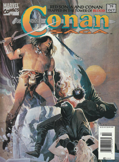 Cover for Conan Saga (Marvel, 1987 series) #79 [Newsstand]
